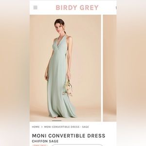 Birdy Grey sage bridesmaid dress